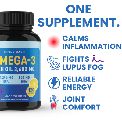 FlareCalm™ Ultra-Pure Omega-3 for Lupus Warriors